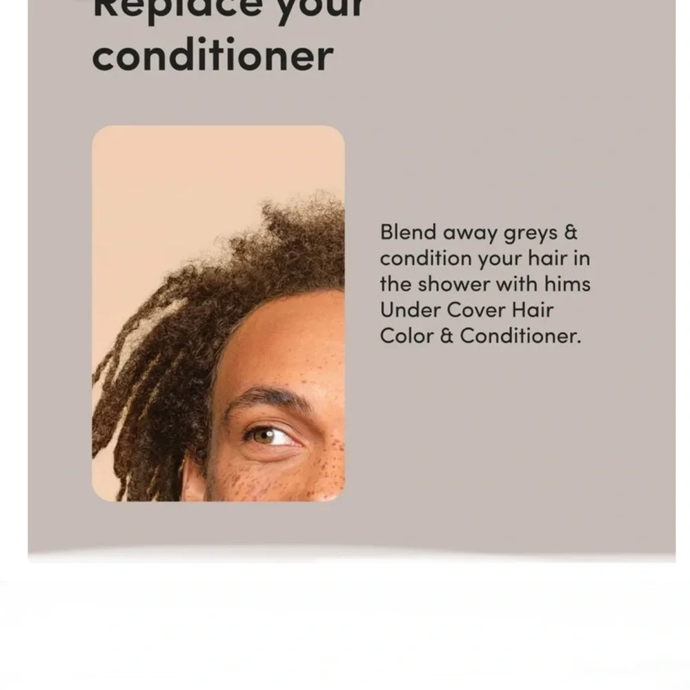 Hims 2pack medium brown Hair Color and conditioner for men 5 fl oz brand new